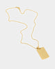 NXS Dog Tag Necklace Gold