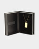 NXS Dog Tag Necklace Gold
