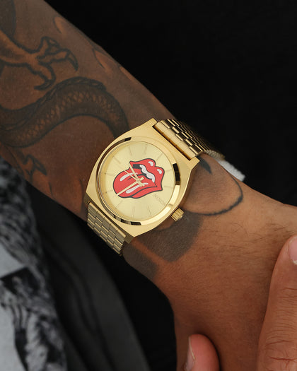 Nixon X Rolling Stones Time Teller Gold/Gold
