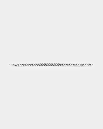 Guess Mainline 8mm Curb Chain 4DC Bracelet Steel