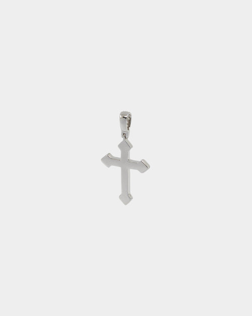 NXS Crusaders Pendant Iced White Gold