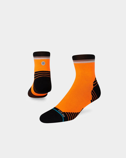 Stance Maxed Quarter Socks Neon Orange