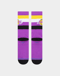 Stance Los Angeles Lakers St Crew Socks Purple