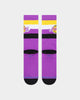 Stance Los Angeles Lakers St Crew Socks Purple