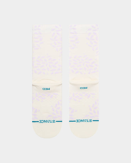 Stance Women's Round About Crew Socks Off White