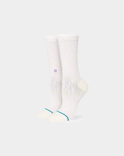 Stance Women's Round About Crew Socks Off White