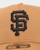 New Era San Francisco Giants 9FORTY A-Frame Snapback Wheat