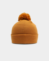 New Era Los Angeles Dodgers Pom Knit Beanie Wheat