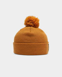 New Era Los Angeles Dodgers Pom Knit Beanie Wheat