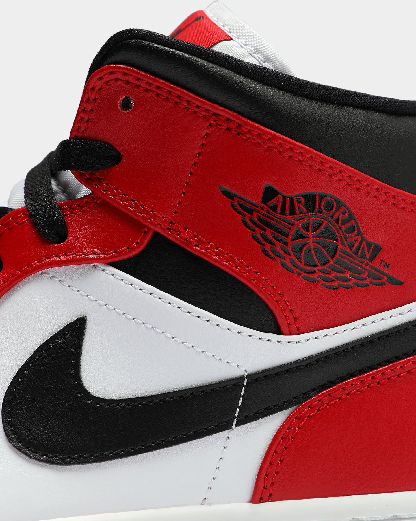 NIKE AIR JORDAN 1 MID CHICAGO BLACK TO 【公式通販】