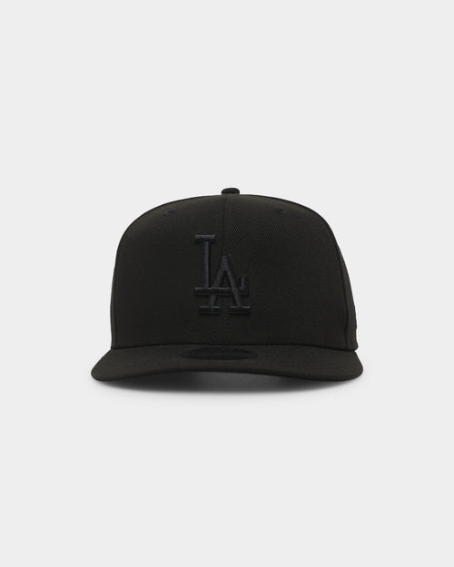 New Era Los Angeles Dodgers 9FIFTY High Crown Precurved Snapback Black/Black