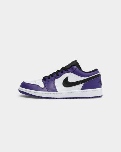 Jordan Men's Air Jordan 1 Low "Court Purple" Purple/Black/White