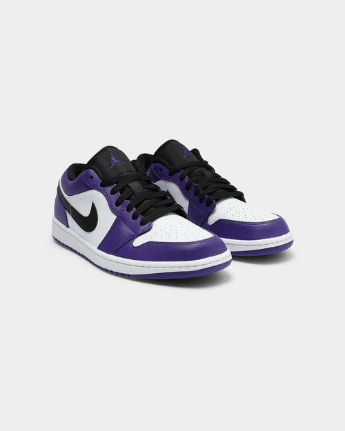 Jordan Men's Air Jordan 1 Low "Court Purple" Purple/Black/White