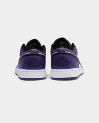 Jordan Men's Air Jordan 1 Low "Court Purple" Purple/Black/White