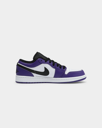 Jordan Men's Air Jordan 1 Low "Court Purple" Purple/Black/White
