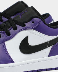 Jordan Men's Air Jordan 1 Low "Court Purple" Purple/Black/White