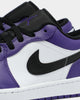 Jordan Men's Air Jordan 1 Low "Court Purple" Purple/Black/White