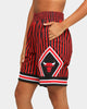 Mitchell & Ness Men's Chicago Bulls 1997 Striped SM Short Black/Red