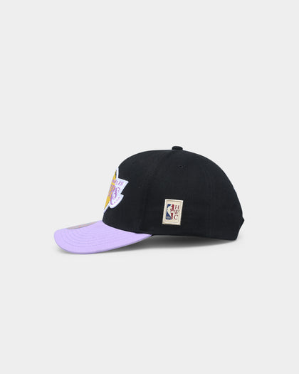Mitchell & Ness Los Angeles Lakers Chin It Pro Crown Snapback Black