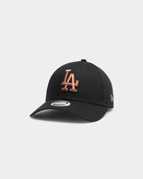 New Era Women's Los Angeles Dodgers 9FORTY Strapback Black/Rose Gold