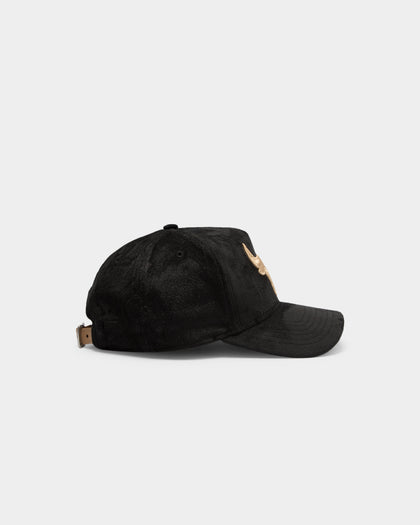 New Era Chicago Bulls 'Black/Tan Suede' 9FORTY K-Frame Strapback Black/Tan