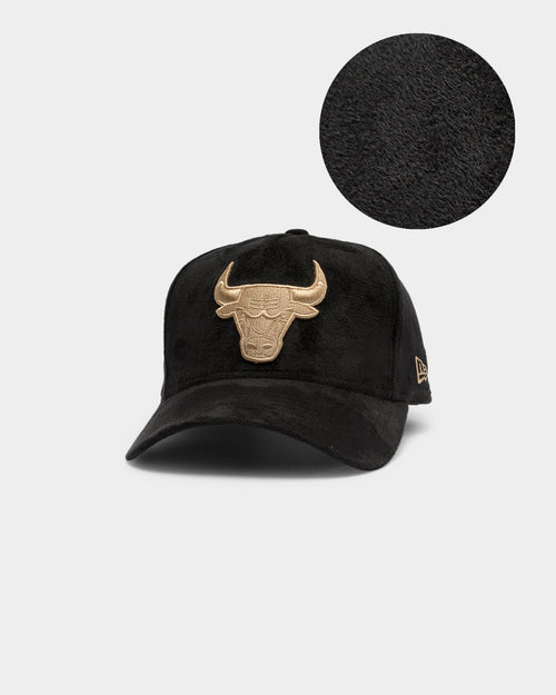 New Era Chicago Bulls 'Black/Tan Suede' 9FORTY K-Frame Strapback Black/Tan