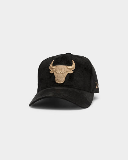 New Era Chicago Bulls 'Black/Tan Suede' 9FORTY K-Frame Strapback Black/Tan