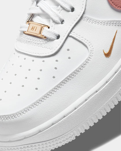 Nike Women's Air Force 1 '07 Essential White/Rust Pink
