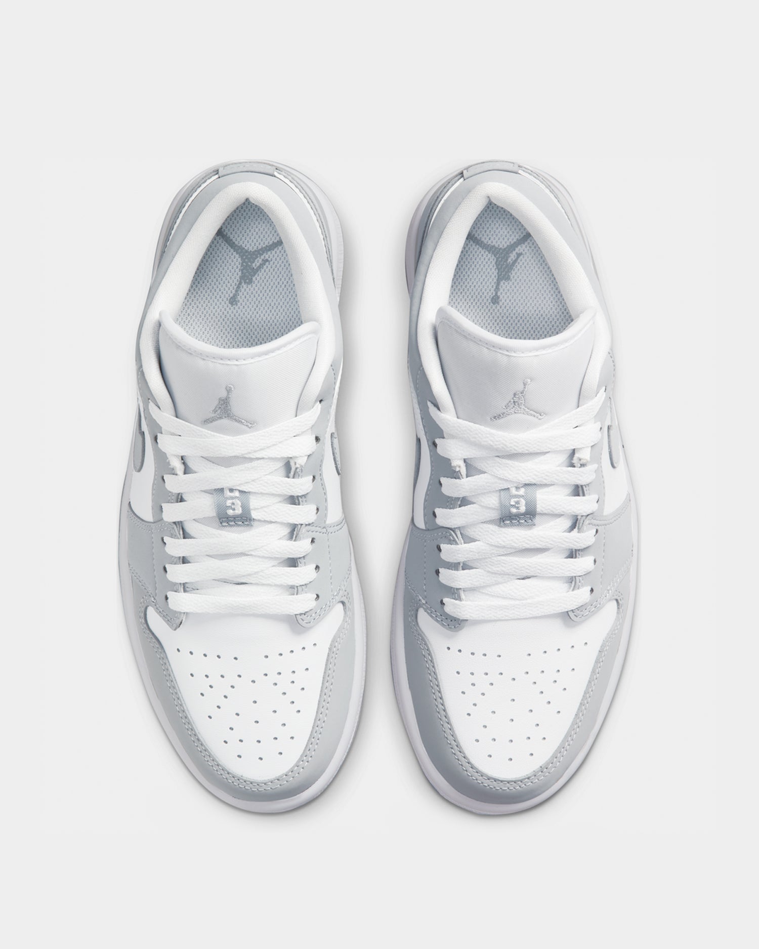 women's air jordan 1 white wolf grey