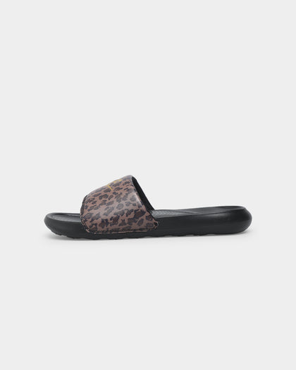 Nike Women's Victori One Slide Archaeo Brown/Metallic Gold/Black