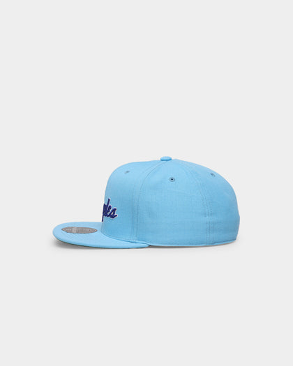 Mitchell & Ness Los Angeles Lakers 'Team Ground 2.0 Hardwood Classics' Fitted Blue