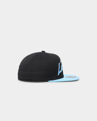 Mitchell & Ness Los Angeles Lakers 'Team Script 2.0 Hardwood Classics' Fitted Black