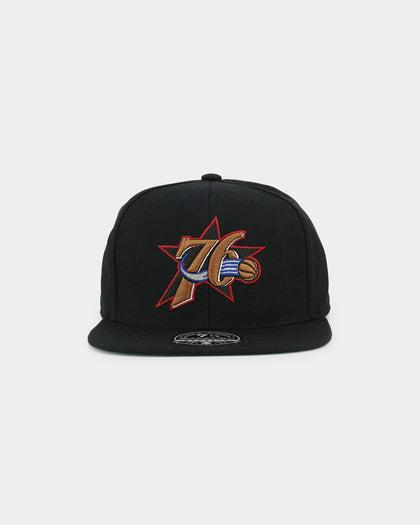 Mitchell & Ness Philadelphia 76ers 'Team Ground 2.0 Hardwood Classics' Fitted Black