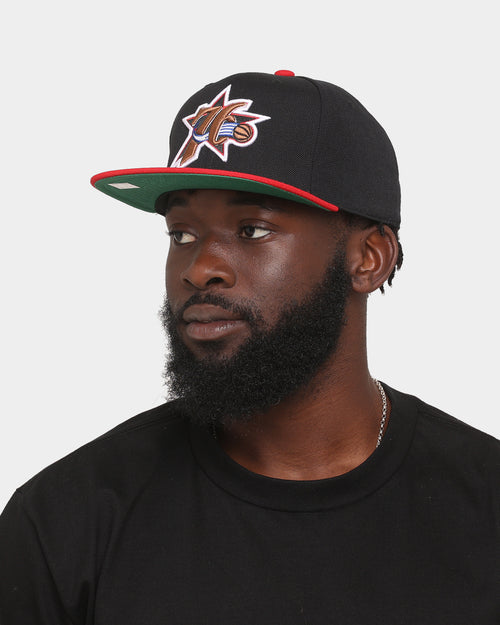 Mitchell & Ness Philadelphia 76ers 'Team 2 Tone 2.0 Hardwood Classics' Fitted Black