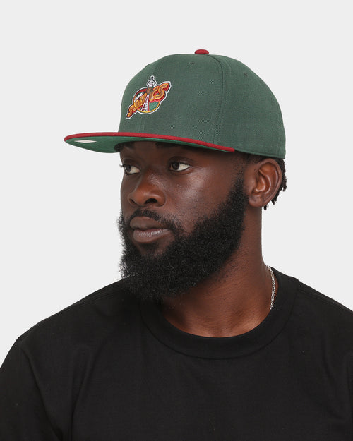 Mitchell & Ness Seattle Sonics 'Team 2 Tone 2.0 Hardwood Classics' Fitted Green