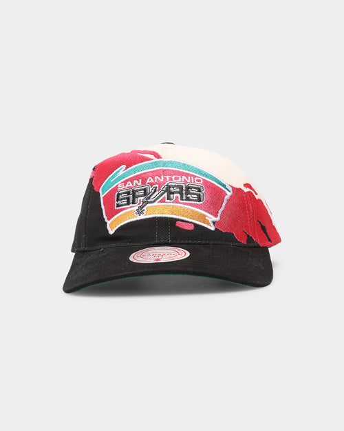 Mitchell & Ness San Antonio Spurs 'Cream Paintbrush' Deadstock Snapback Cream