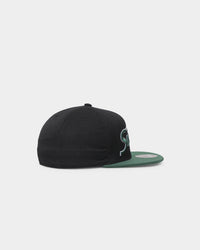 Mitchell & Ness Seattle Supersonics 'Team Script 2.0 Hardwood Classics' Fitted Black