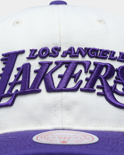 Mitchell & Ness Los Angeles Lakers Vintage HWC Deadstock Snapback White/Purple