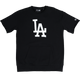 New Era Los Angeles Dodgers Oversized Short Sleeve Crew Black/White