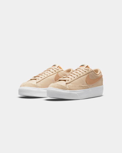 Nike Women's Blazer Low Platform Sanddrift/Hemp-Sanddrift/Black