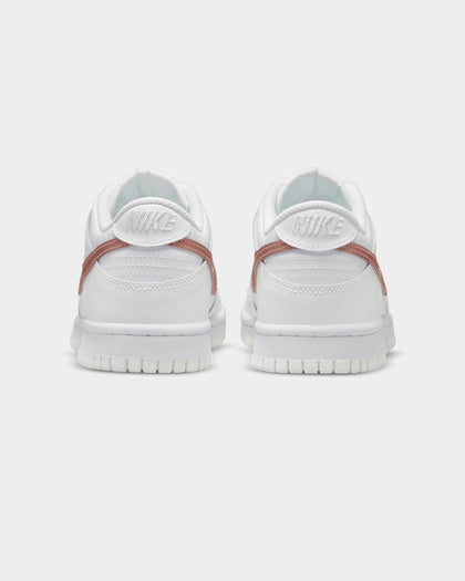 Nike Kids' Nike Dunk Low "White Pink" White/Metallic Red