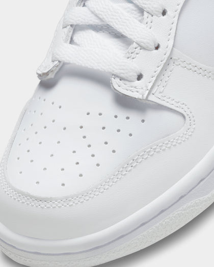 Nike Kids' Nike Dunk Low "White Pink" White/Metallic Red