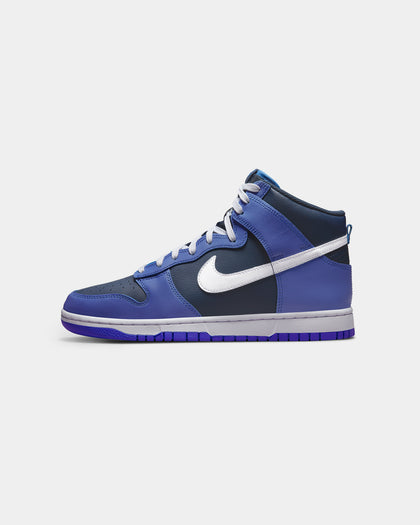 Nike Dunk Hi Retro "Obsidian" Medium Blue/White