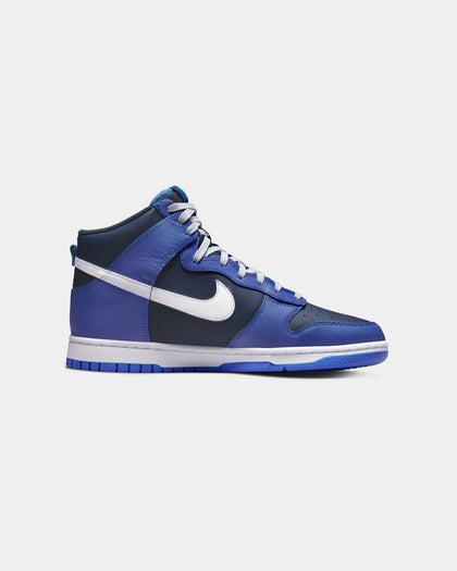 Nike Dunk Hi Retro "Obsidian" Medium Blue/White