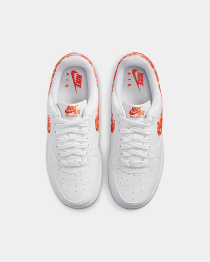 Nike Women's Air Force 1 '07 Essentials White/Rush Orange