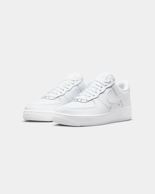 Nike Women's Air Force 1 '07 SE White/White/Metallic Silver/Black