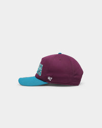 47 Brand Anaheim Ducks 'Ducks' Script Nantasket Captain Snapback Plum