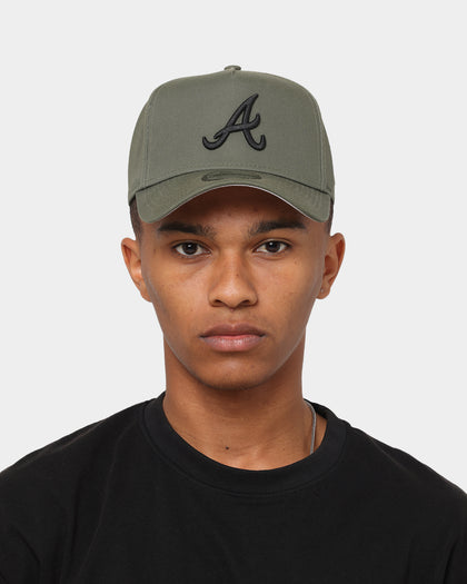 New Era Atlanta Braves 'Olive/Black' 9FORTY A-Frame Snapback Olive/Black