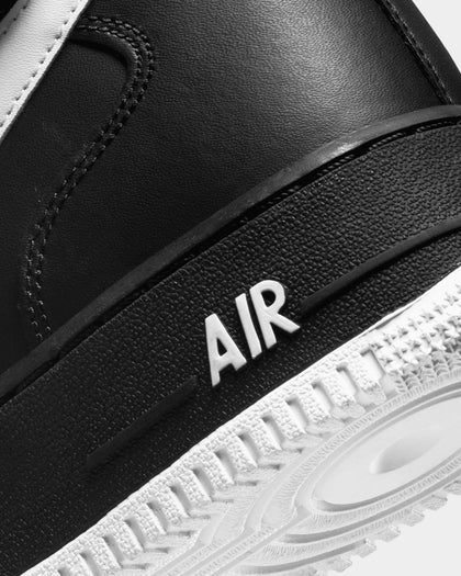 Nike Air Force 1 Mid '07 "Black White" Black/White/Black