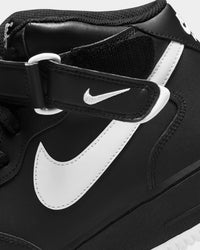 Nike Air Force 1 Mid '07 "Black White" Black/White/Black